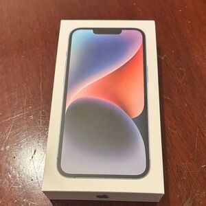 Apple iPhone 14 blue, EMPTY BOX